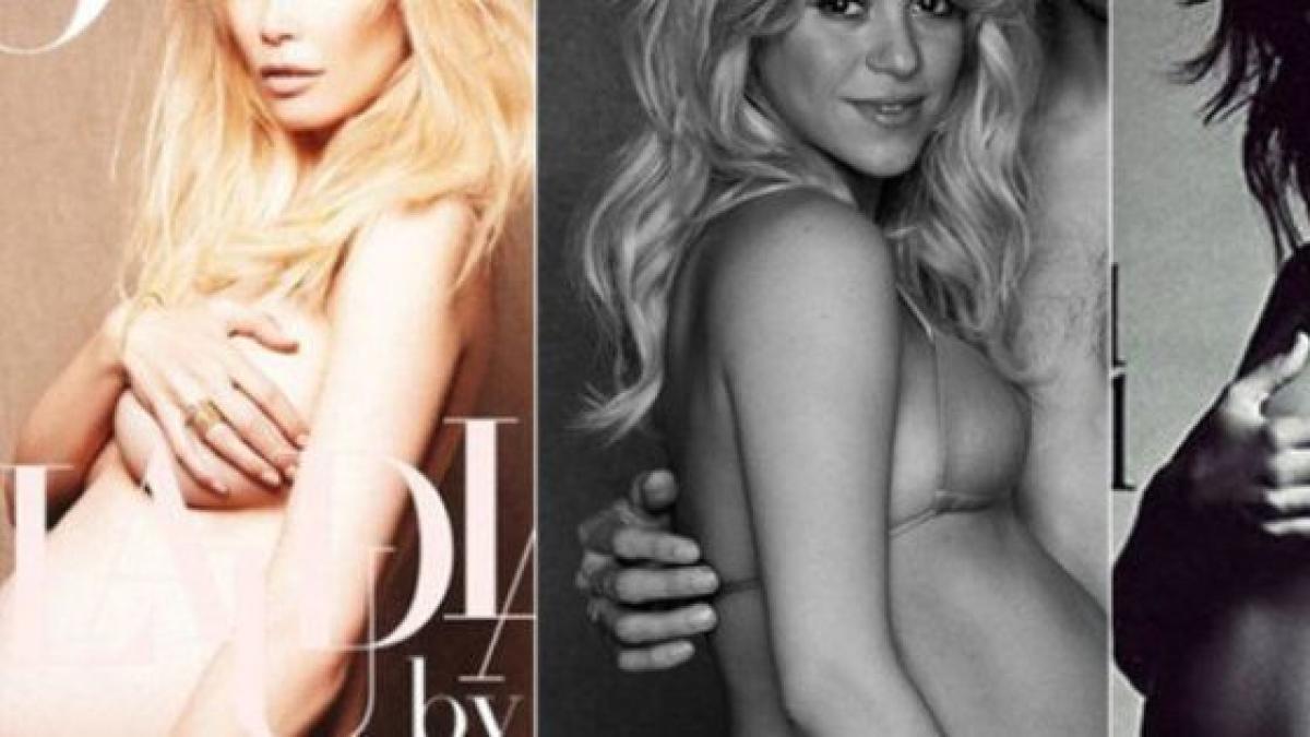 Famosas embarazas que desnudaron su barriga: de Shakira a Demi Moore, Cindy  Crawford, Claudia Schiffer... (FOTOS)