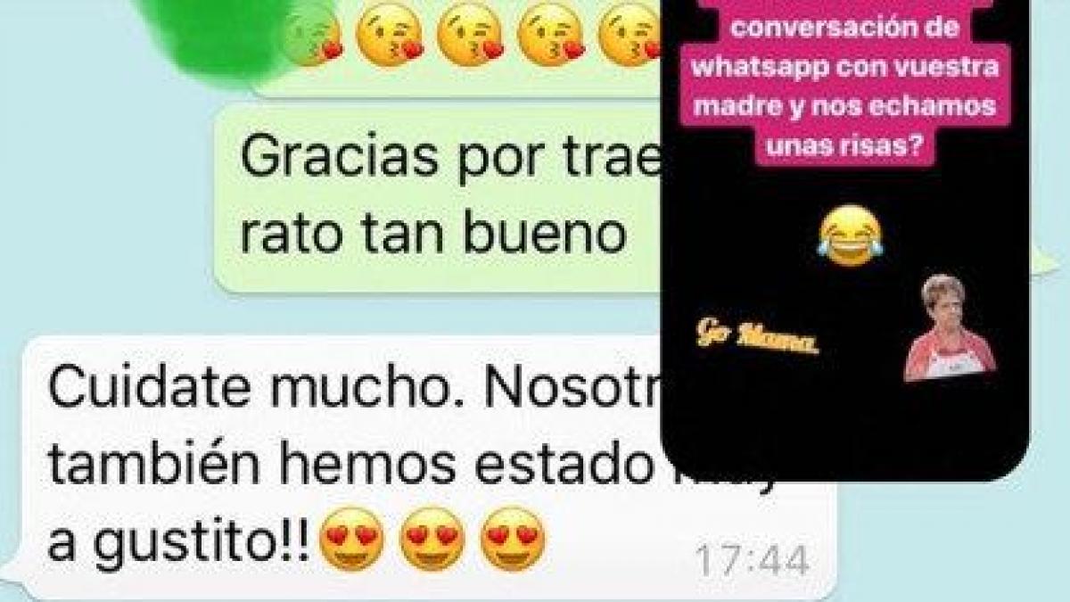 Su madre le dice por WhatsApp dónde está y la conversación que sale de ahí  maravilla a España