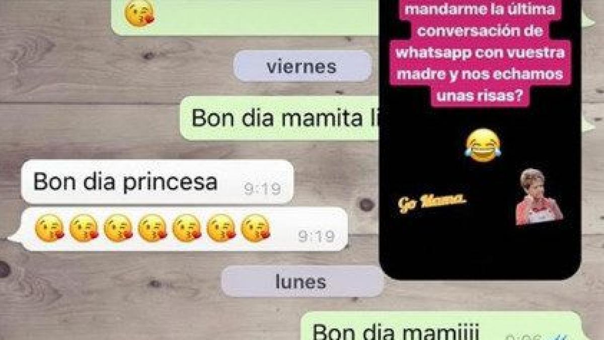 Su madre le dice por WhatsApp dónde está y la conversación que sale de ahí  maravilla a España