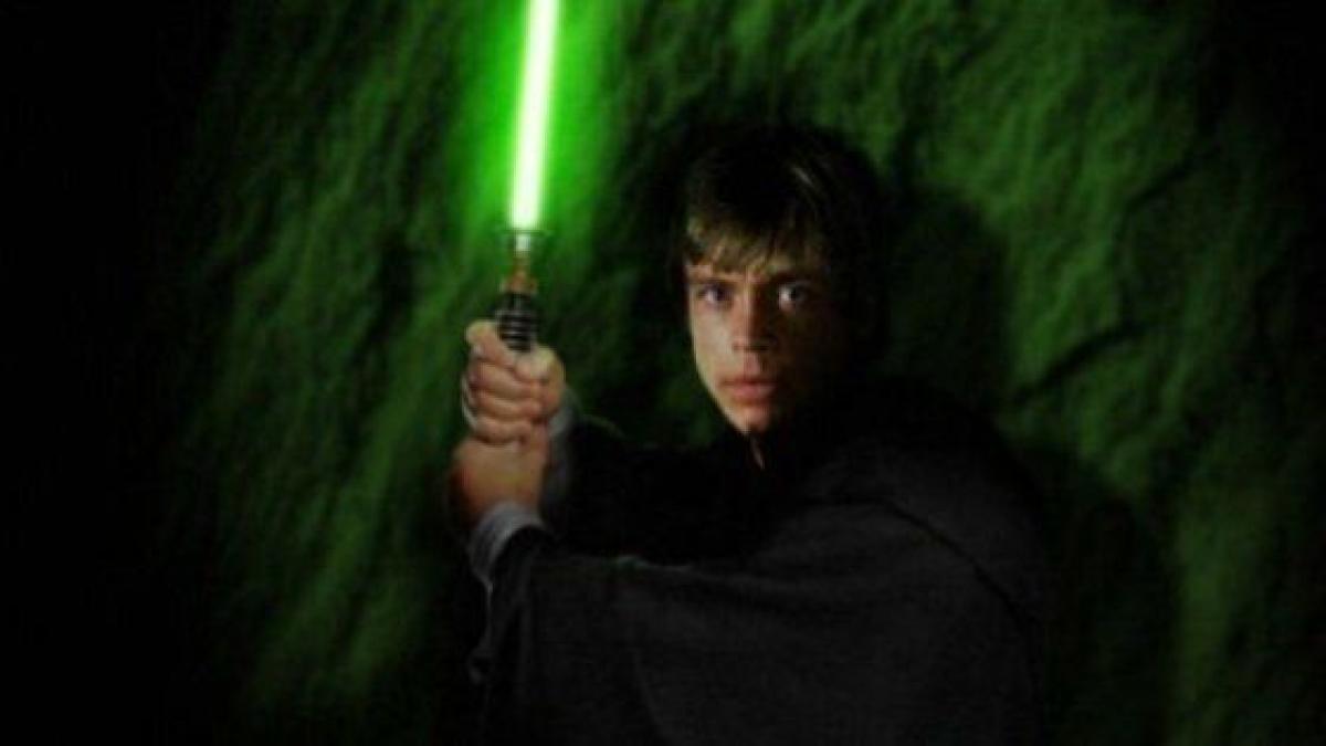 Espada láser de Luke Skywalker de El retorno del Jedi de Star Wars.