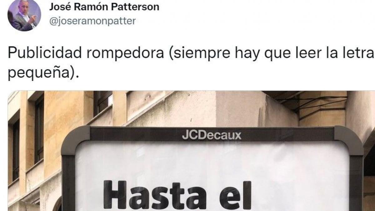 El juego de palabras en un cartel publicitario visto en Asturias que