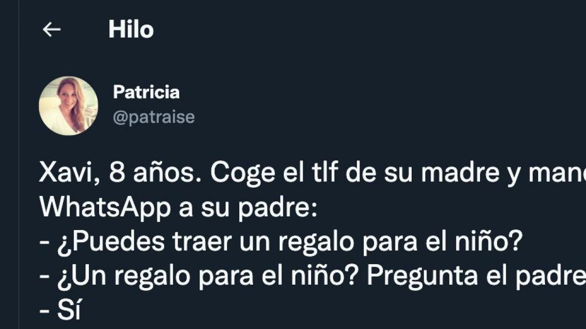 Un niño se hace pasar por su madre en WhatsApp y la historia no para de  generar debate