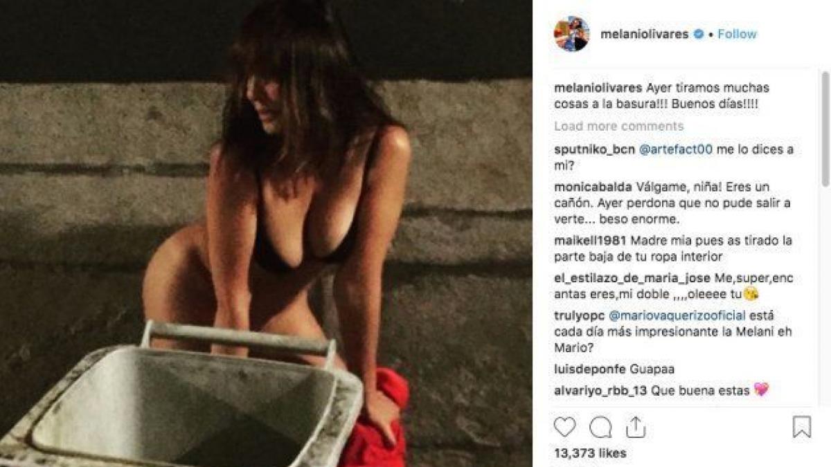 Melani Olivares se desnuda en Instagram de la forma más extraña que se  recuerda