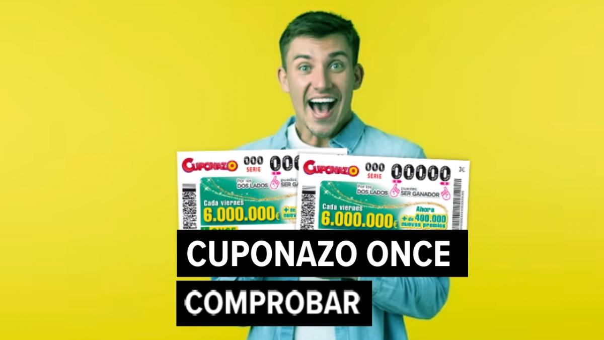 ONCE Comprobar Cuponazo y Super Once, sorteo del viernes 17 de febrero