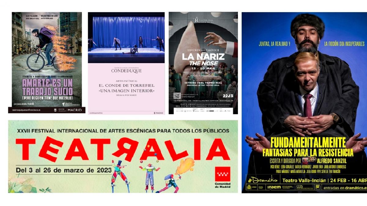 Las cinco obras de teatro que no te puedes perder en marzo