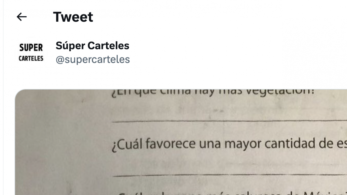 They ask him to say what climate there is not in his country and the answer gets honors on Twitter