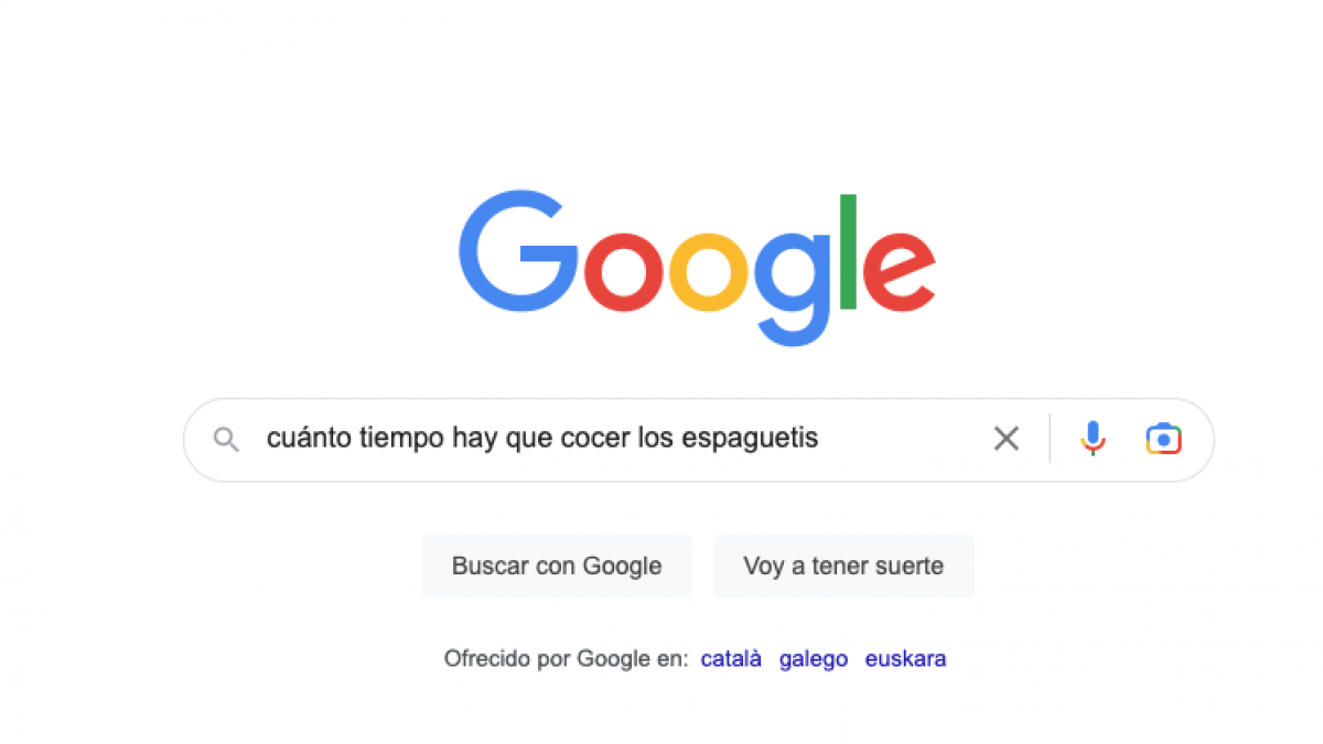 Pone En Google Cu Nto Tiempo Hay Que Cocer Los Espaguetis Y El Resto