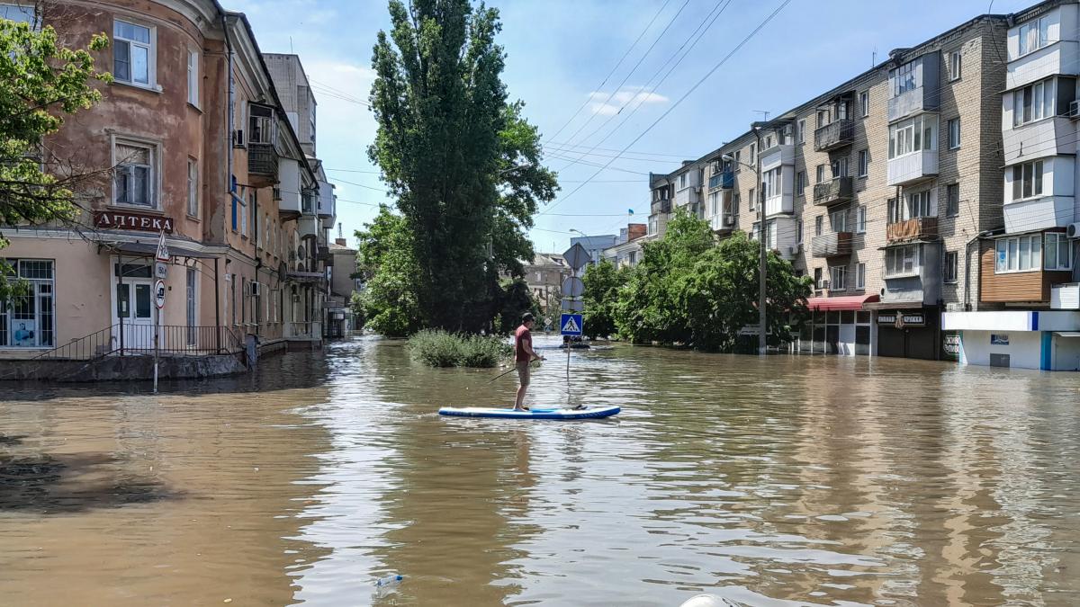 Revelan lo que ocurrió instantes antes del derrumbe de la presa de Kajovka