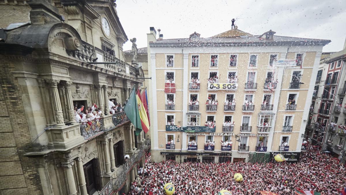 Tormentas y altas temperaturas: el tiempo en Pamplona durante San Fermín