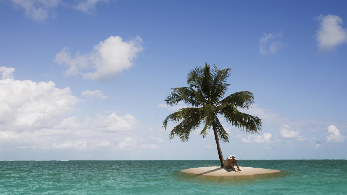 Una pareja hace el negocio de su vida al encontrarse una isla desierta