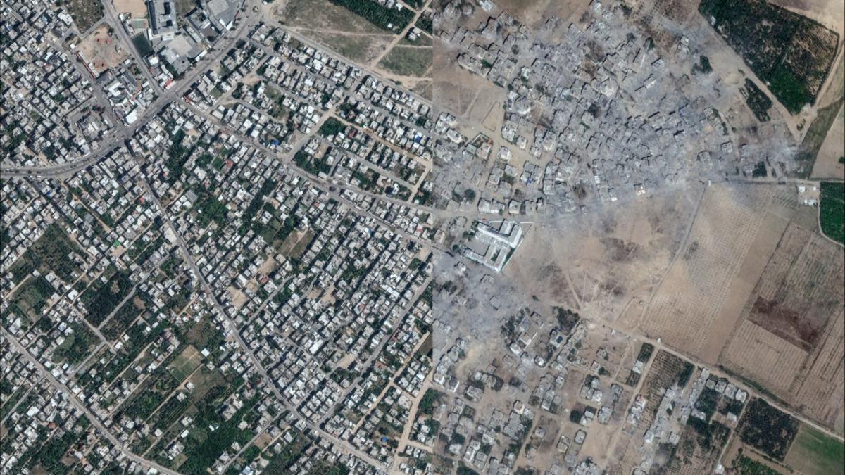 Las Imágenes Por Satélite De Los Barrios Del Norte De Gaza Antes Y Después De Los Ataques Aéreos 3812