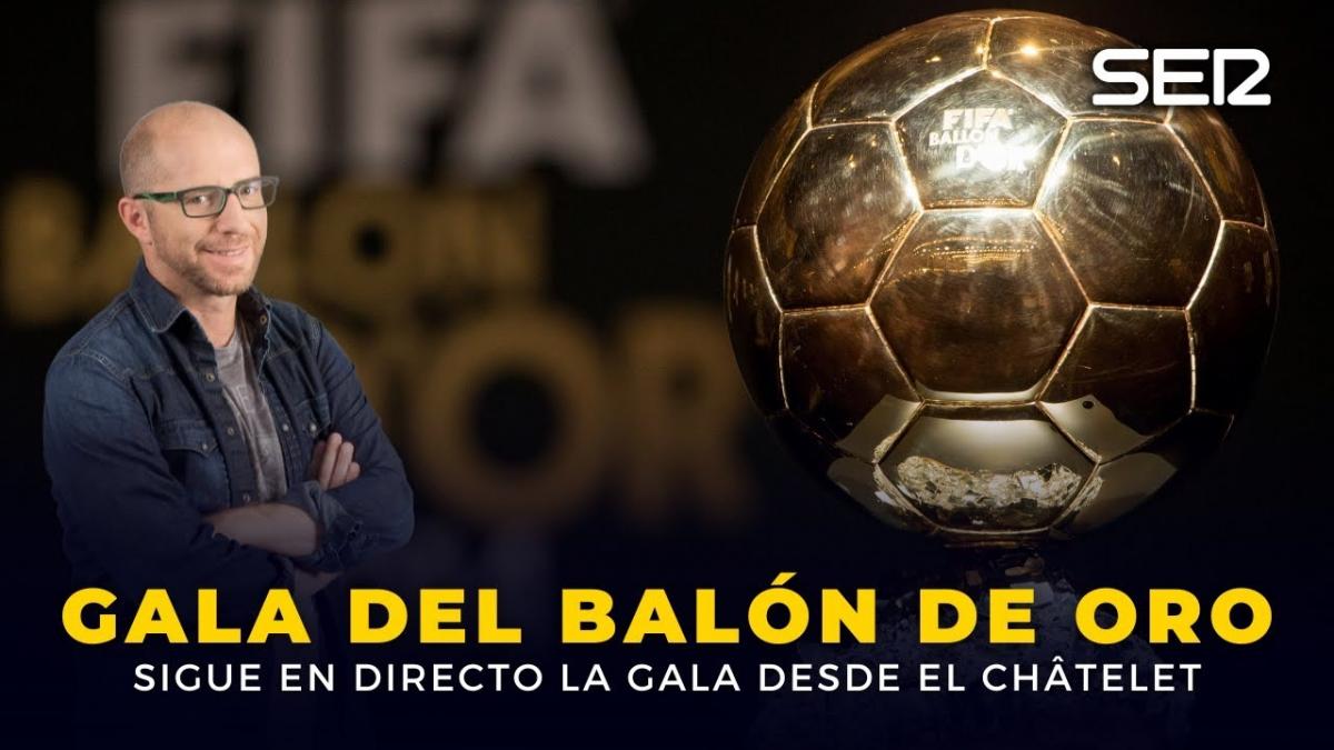 Streaming en directo de la gala del Balón de Oro