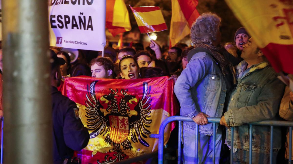 El líder de la Falange llama a movilizarse contra Sánchez 'aunque nos ...