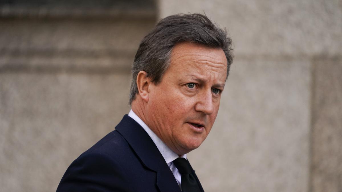 Former Prime Minister David Cameron returns to the British Government as Foreign Secretary