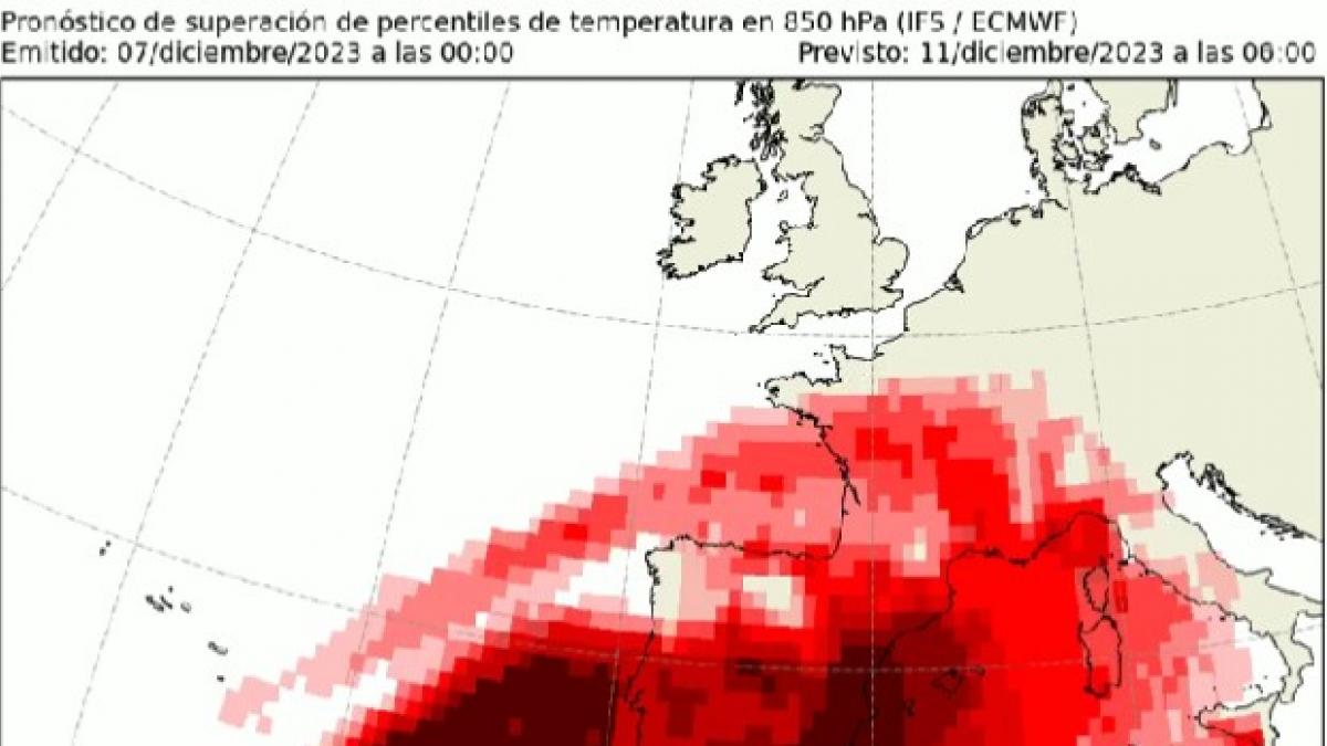 La AEMET eleva la inquietud lo que viene en el puente de diciembre es