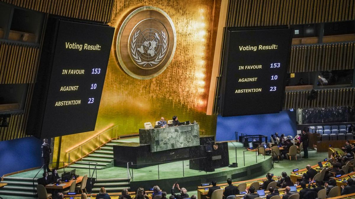 La Asamblea General se dispone a dotar a Palestina de más derechos en ...