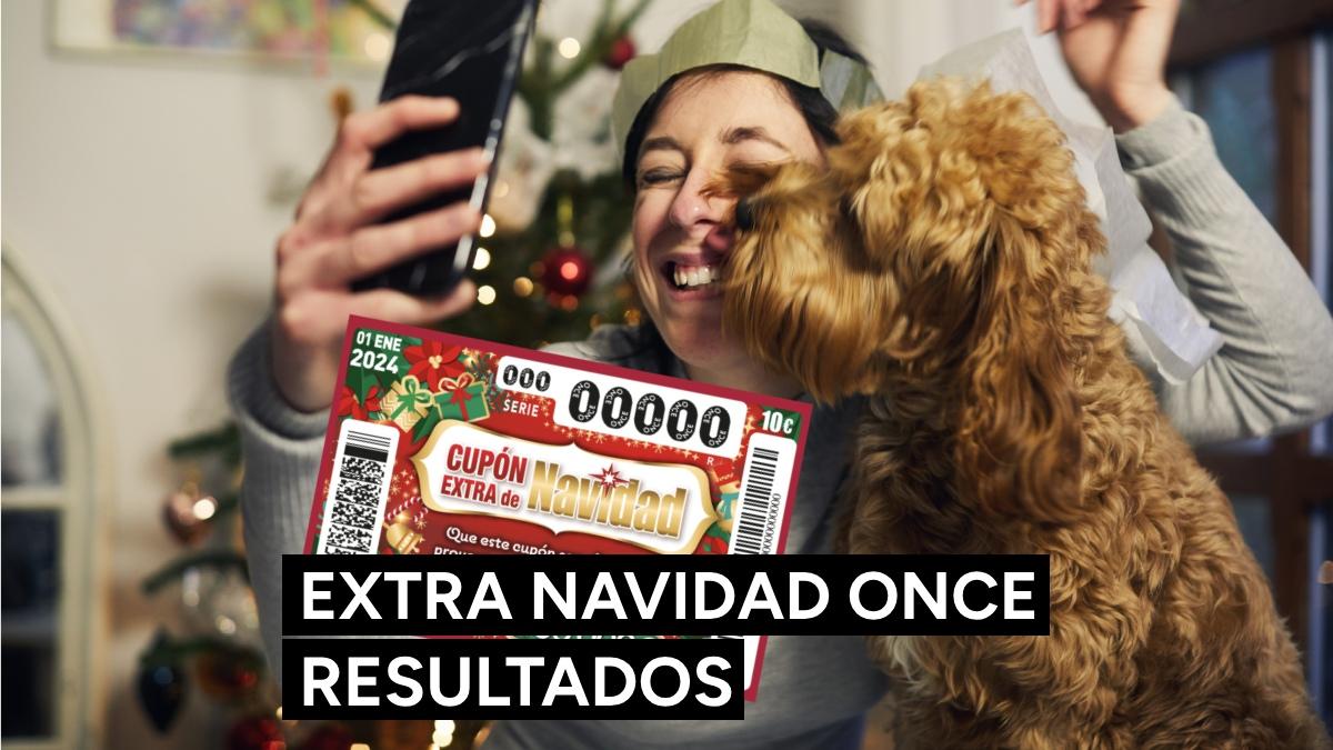 66.912, primer premio del sorteo del Cupón Extra de Navidad de la ONCE 2024