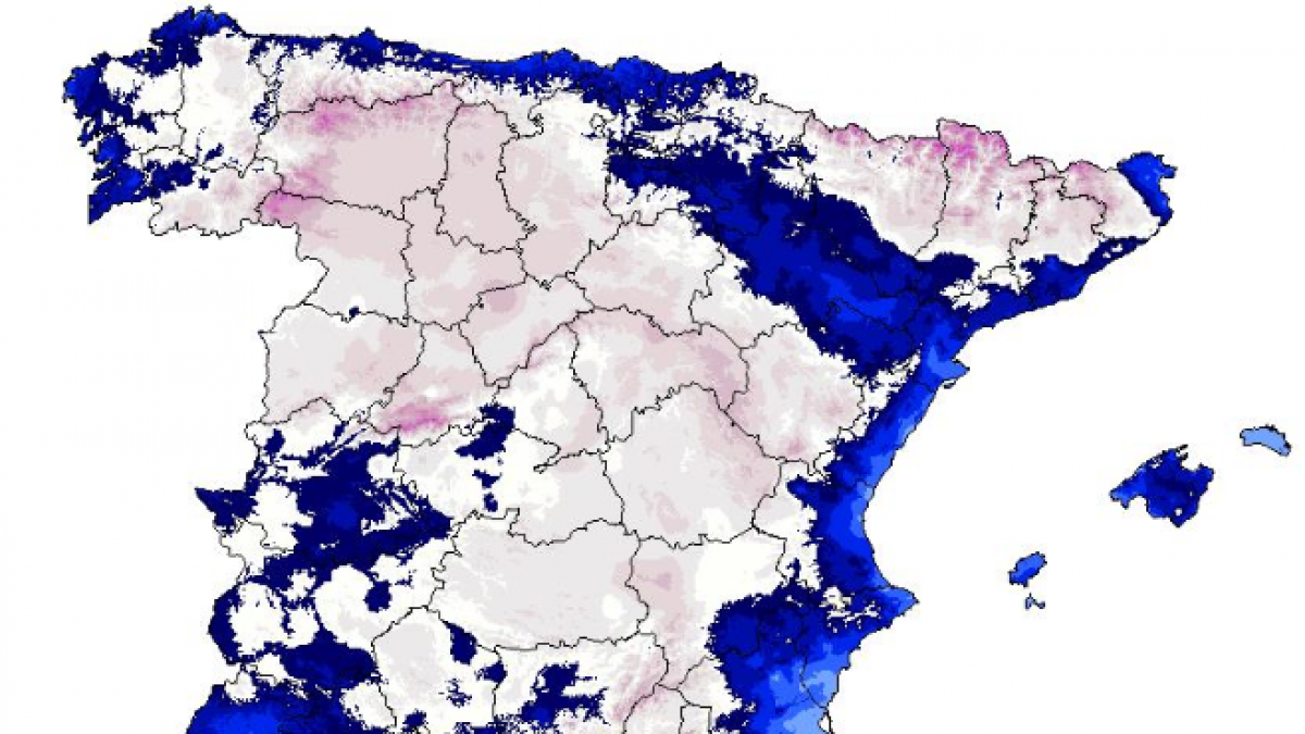 Temporal con frío polar, nevadas y precipitaciones que se intensificarán el  jueves 