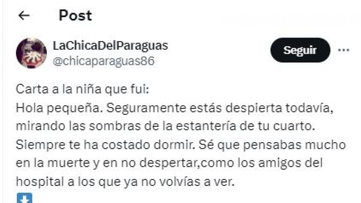 La Emotiva Carta De Una Joven A La Niña Que Fue Tras Sobrevivir A Un