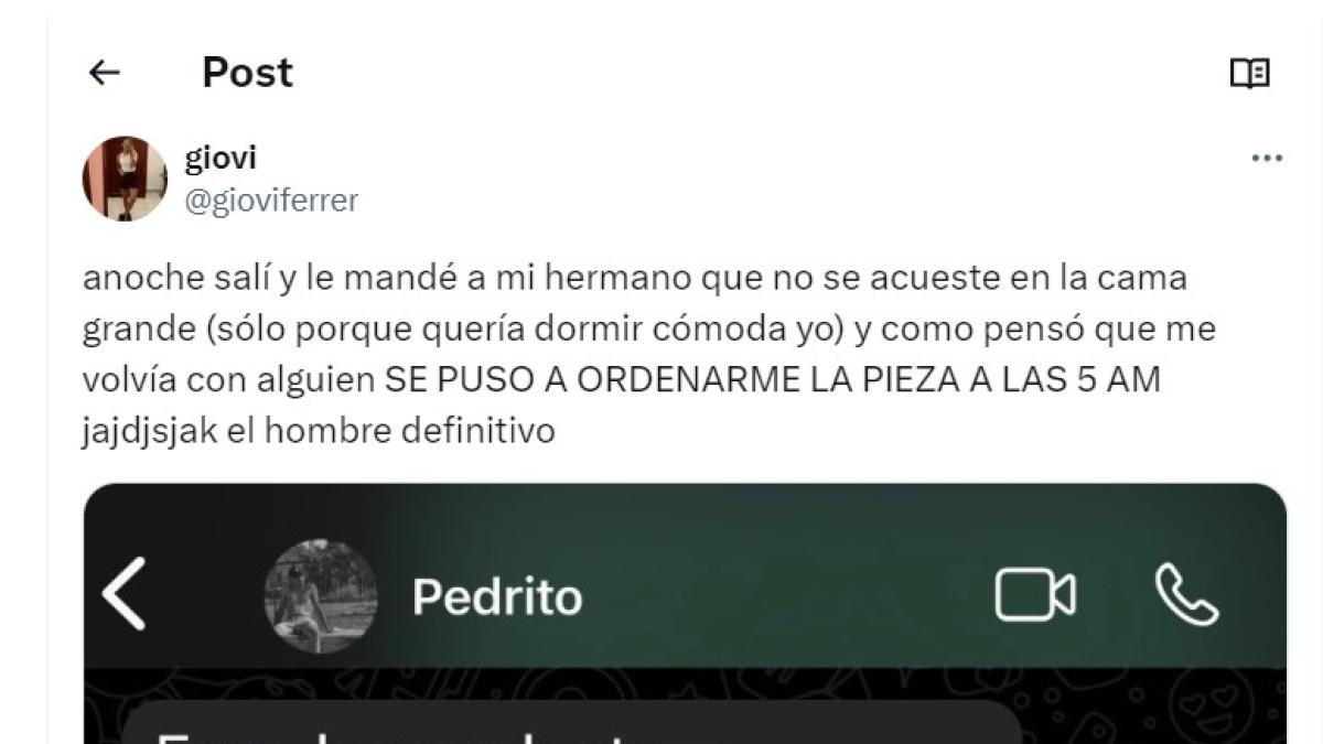 Esto es lo que hace al creer que su hermana no vuelve sola a casa de fiesta