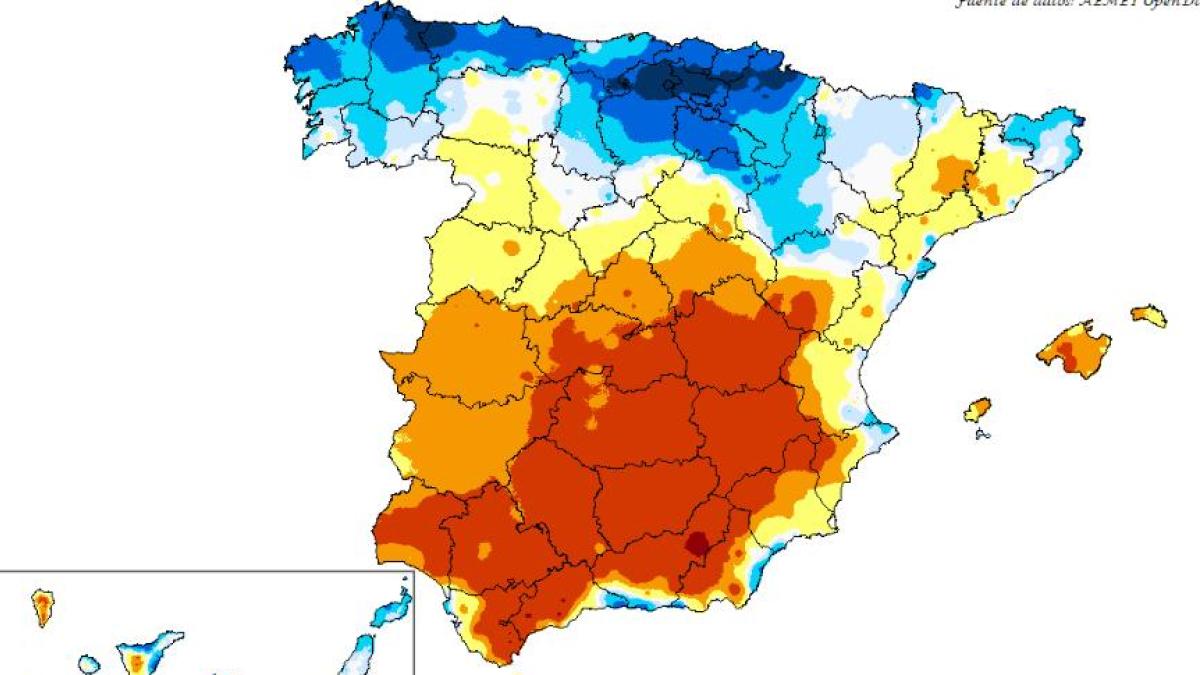 La Aemet Emite Un Comunicado Doble Más Calor De Lo Normal En Una Parte De España Y Más Frío De 6270