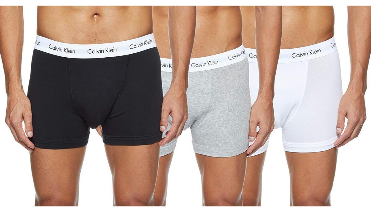 El pack de calzoncillos Calvin Klein más vendido en Amazon está en oferta