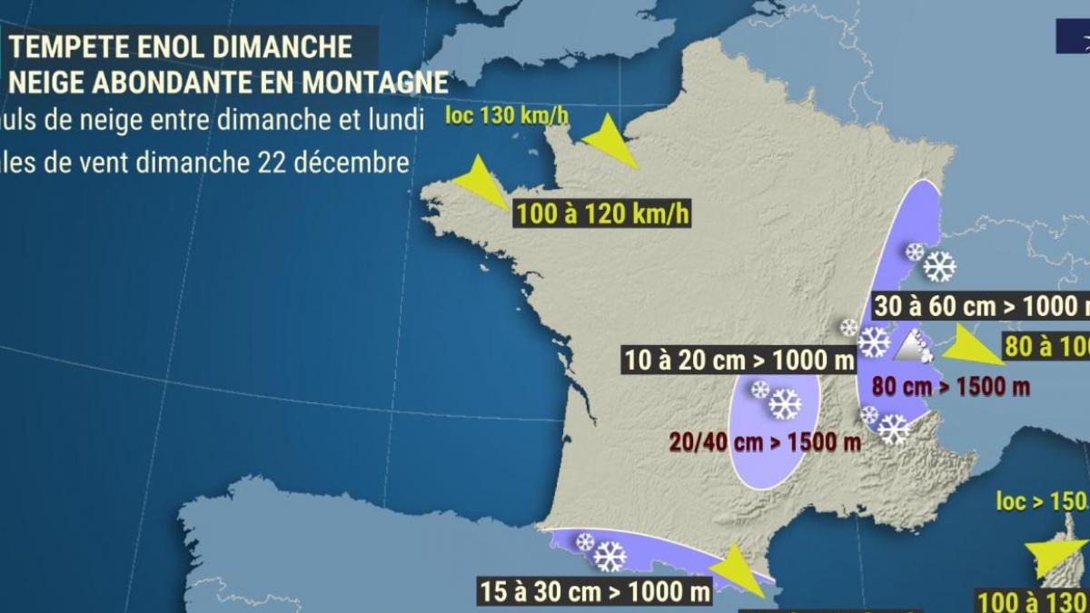 Alerta máxima en Francia por una poderosa borrasca y la AEMET avisa: estas zonas de España se exponen al impacto