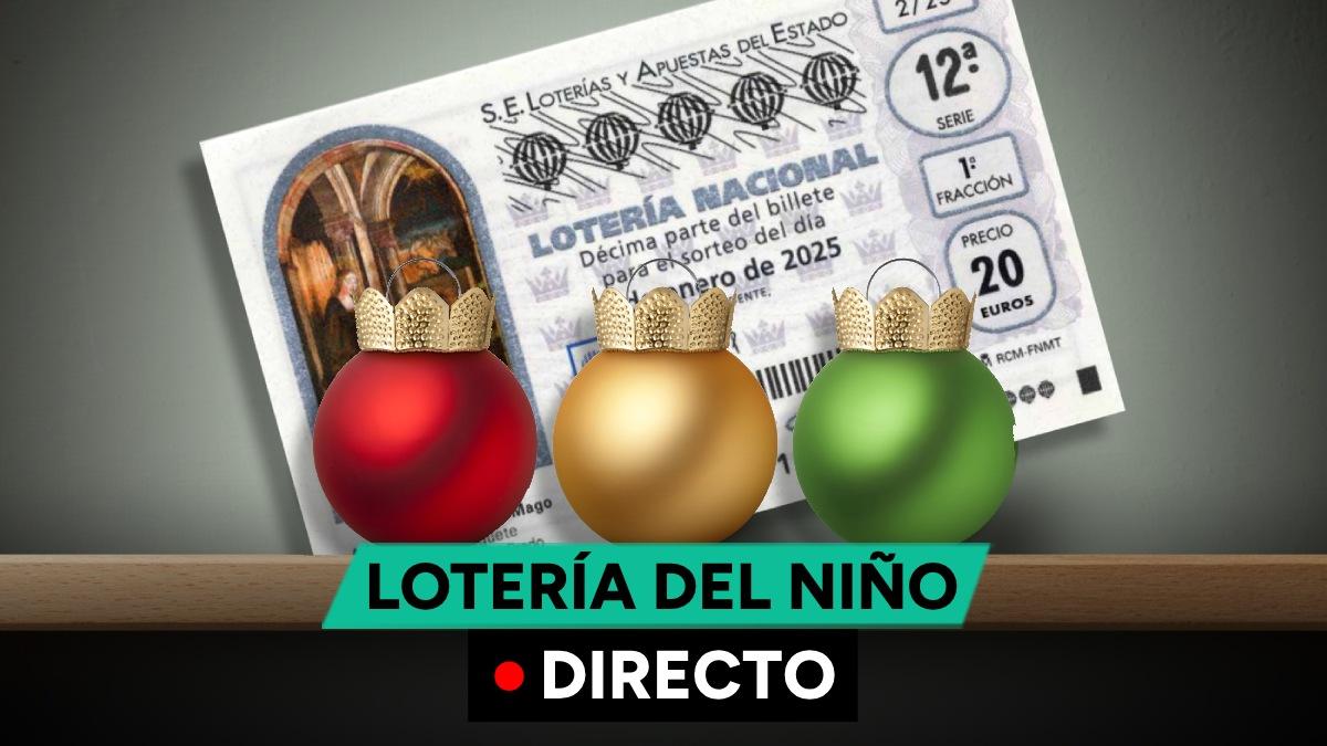 Sorteo de la Lotería del Niño 2025 premios y comprobar la Lotería