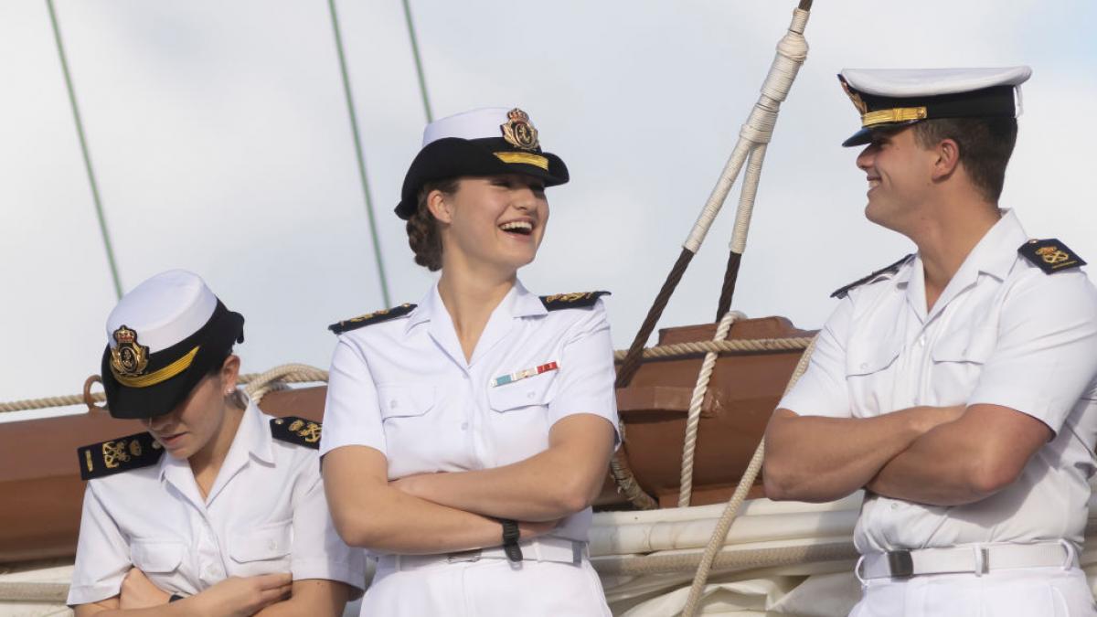 Habla un compañero del buque Elcano y define a la princesa Leonor así: dice mucho de cómo es ella