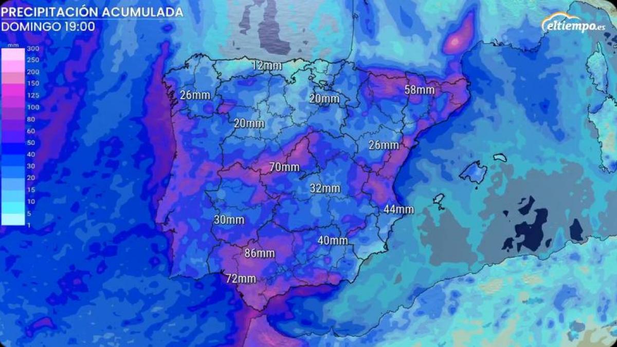 Mario Picazo rompe los planes del fin de semana: solo se salva la zona más verde de España