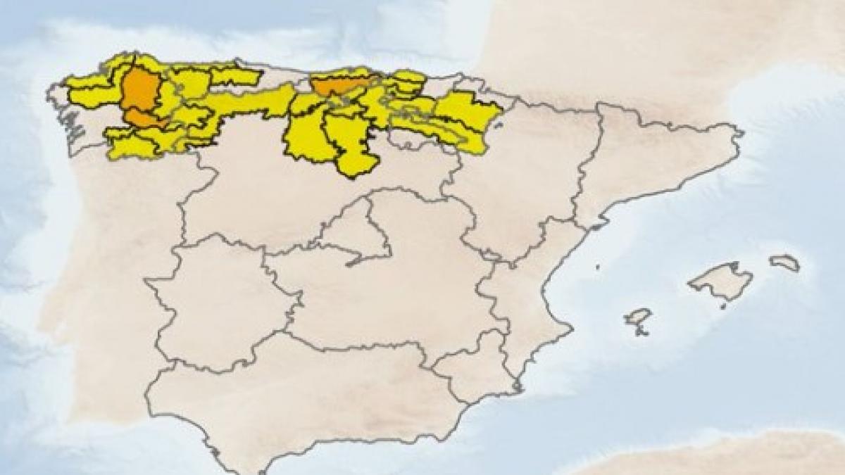 La AEMET emite un comunicado para advertir del peligro importante en varias zonas de España hasta el lunes