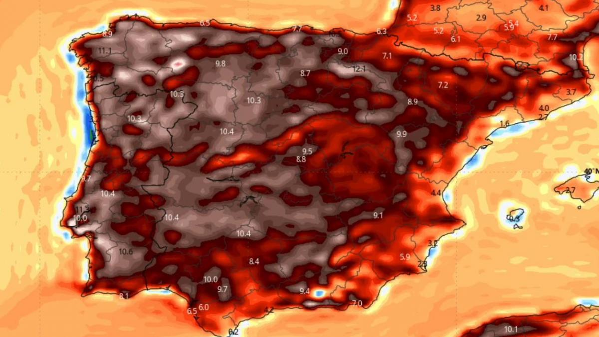 Mario Picazo sólo necesita una imagen para dejar claro lo que viene:  Llegará a más 12 grados 