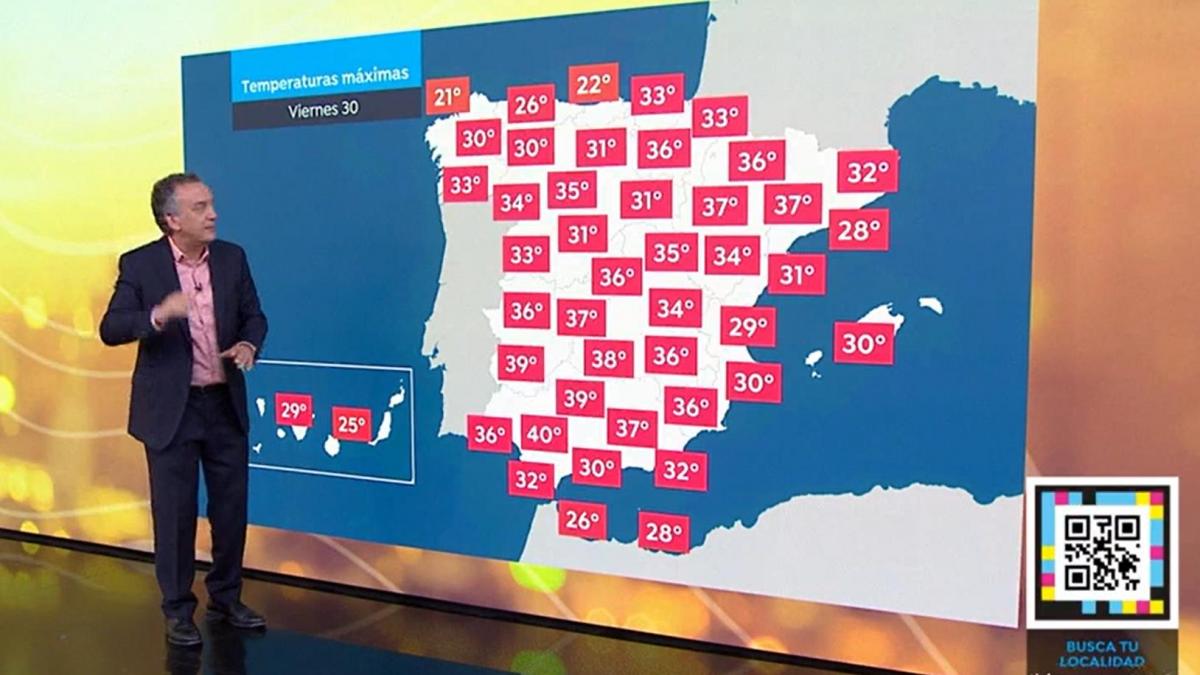 Roberto Brasero eleva la alerta este fin de semana y señala la localidad que más sufrirá el  calor extraordinario 