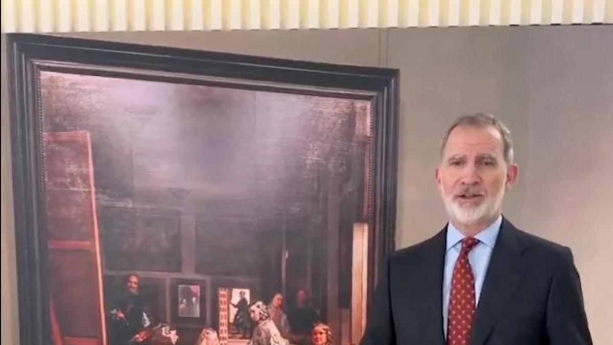 El brillante detalle del vídeo de Felipe VI sobre  Las Meninas  del que nadie se dio cuenta