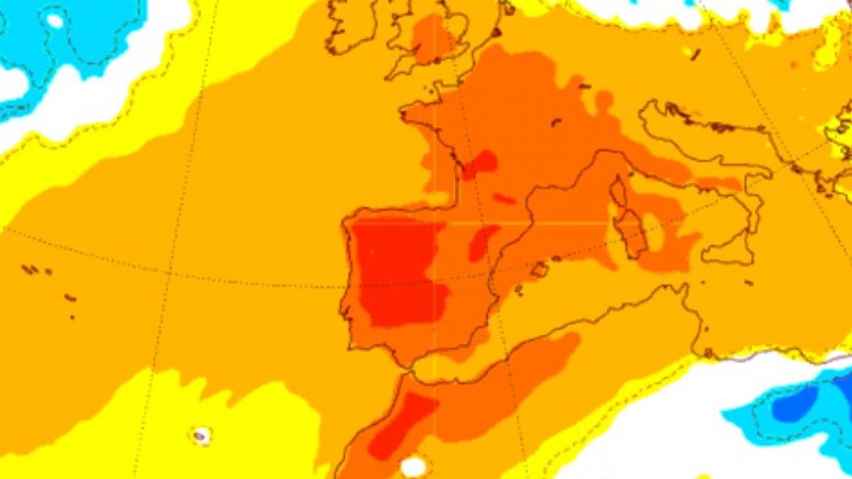 La AEMET pinta el mapa de España de este color y avisa de temperaturas por encima de lo normal