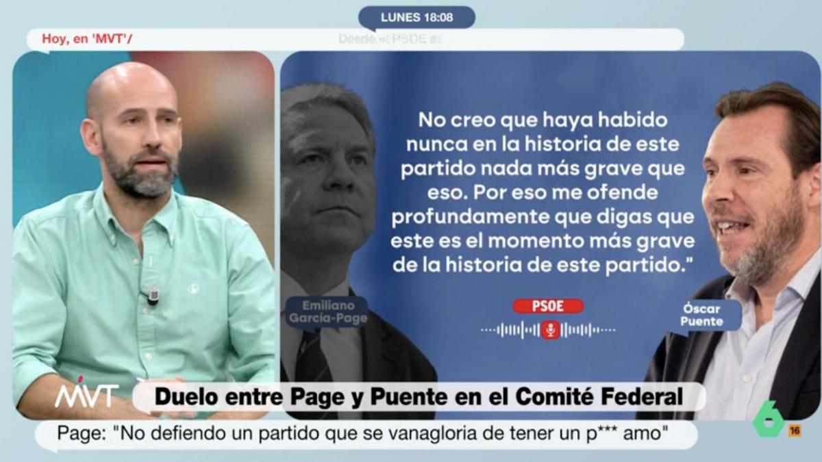 Gonzalo Miró se pronuncia sobre lo de Page y Óscar Puente en el PSOE poniendo el foco donde nadie lo ha hecho