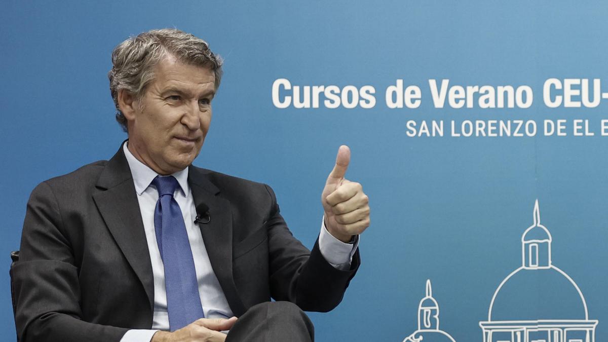 Feijoo sigue insistiendo en que en 30 años en política no ha nombrado  a nadie  que esté en una  supuesta corrupción 