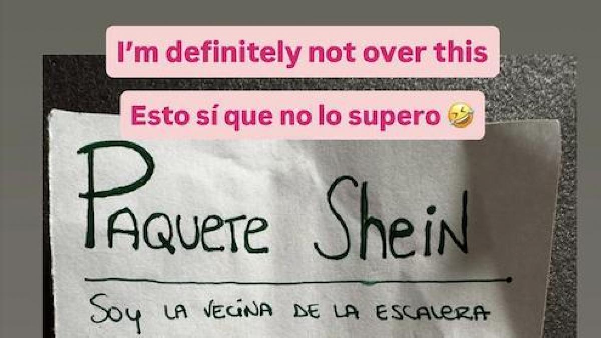 Alguien coge por error el paquete que ha pedido a Shein: el cartel que deja es digno de ‘Aquí no hay quien viva’