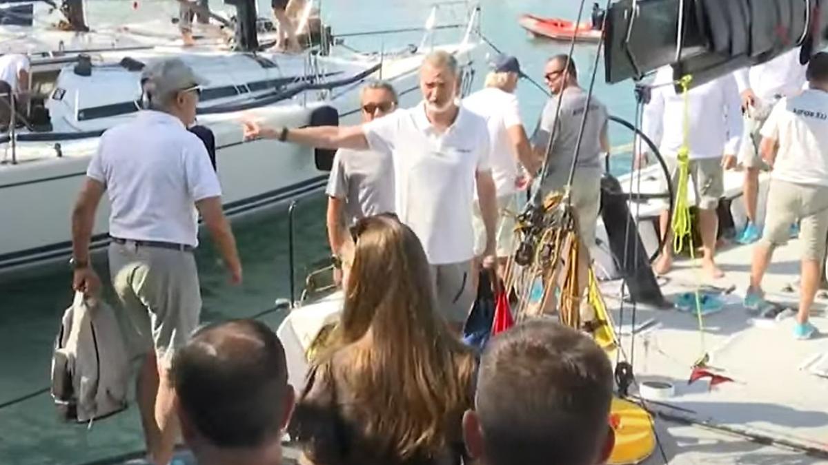 Leonor va a marcharse del muelle de Palma y la reacción de Felipe VI la han captado las cámaras a la perfección