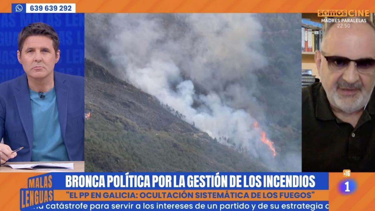 Antón Losada se dirige a Alfonso Rueda por los incendios para hacerle una pregunta que no le hará ninguna gracia