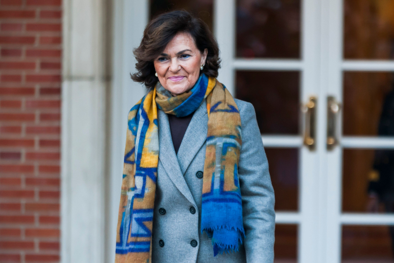Carmen Calvo en La Moncloa