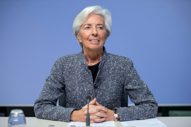 Christine Lagarde, presidenta del Banco Central Europeo.