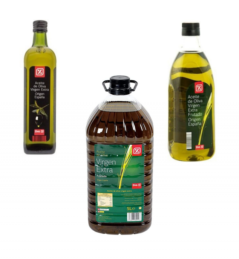 Aceites de oliva virgen extra de Dia.