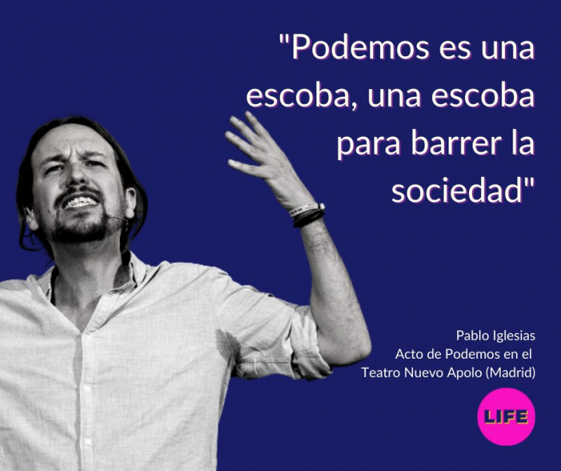 Las frases más recordadas de Pablo Iglesias en política