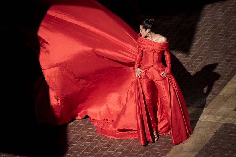 Marta Lozano, en la alfombra roja de Cannes.