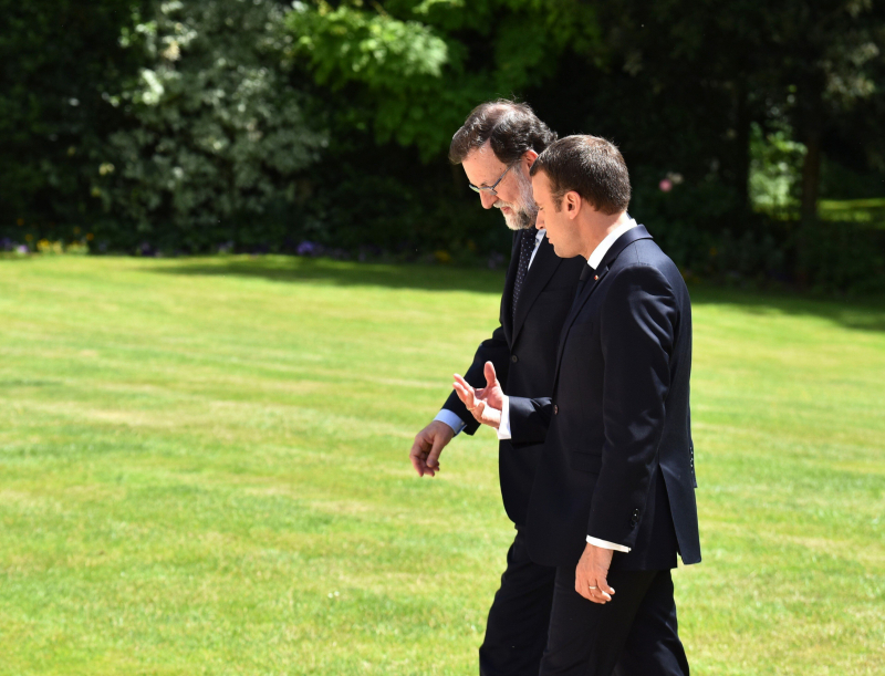 Rajoy y Macron
