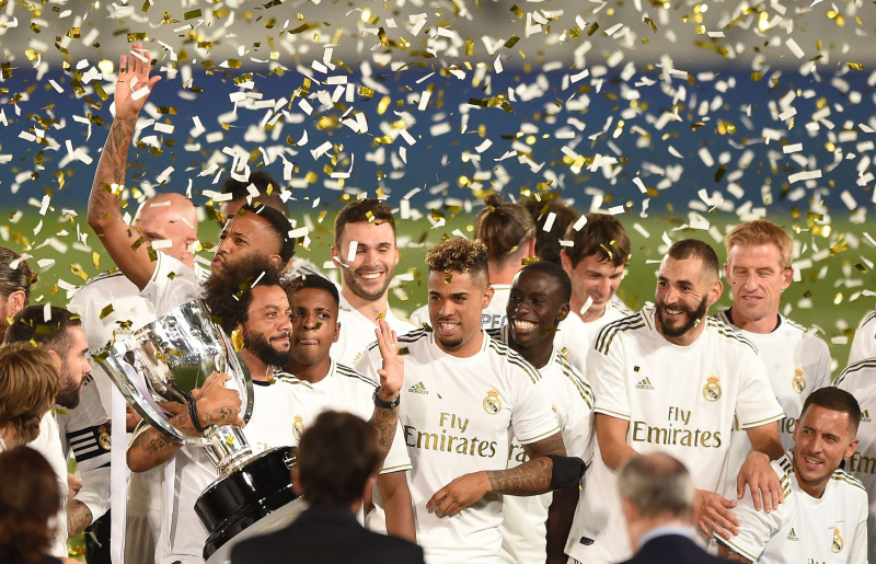 Fiesta en el Alfredo Di Stéfano en julio de 2020, la liga del covid
