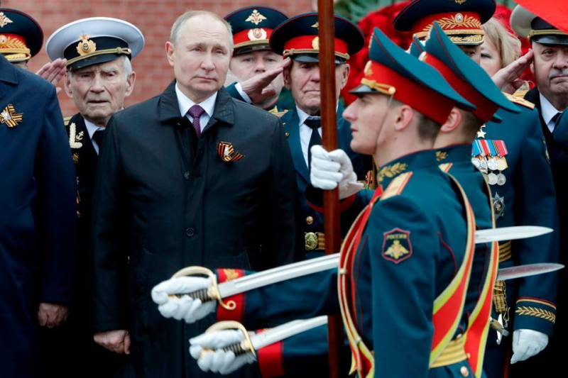 Putin en el desfile del Día de la Victoria