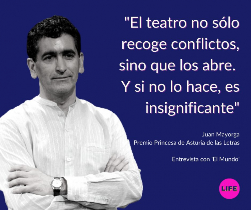 Siete frases de Juan Mayorga que resumen su manera de entender el teatro