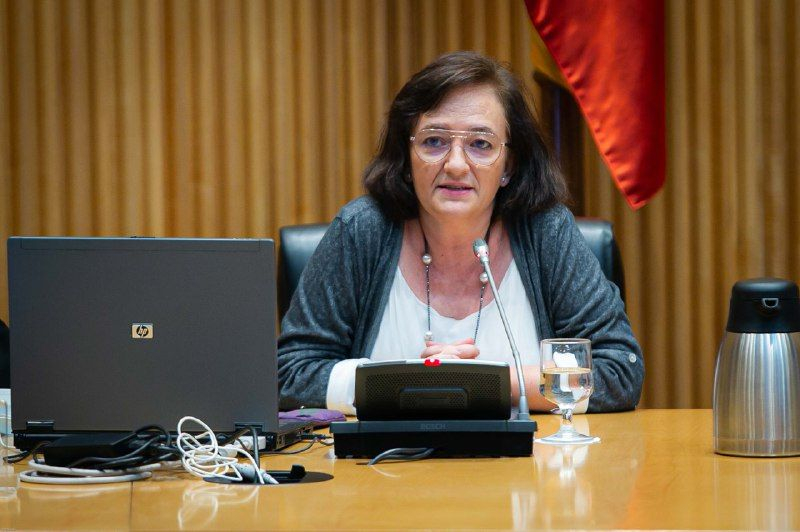 La presidenta de la Autoridad Independiente de Responsabilidad Fiscal (AIReF), Cristina Herrero, comparece en el Congreso.